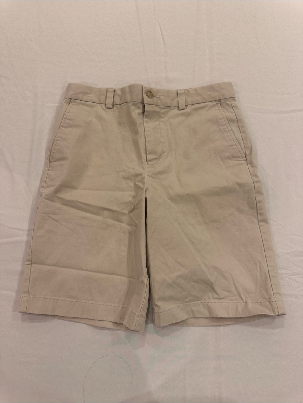 Southern Tide Khaki Flat Front Chino Shorts 14